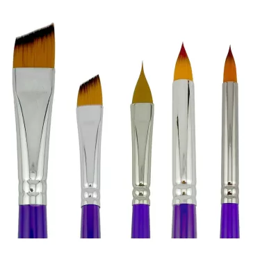 Art Factory Flower Essentials 5 db-os professzionális arcfestő ecset készlet virágmintákhoz
