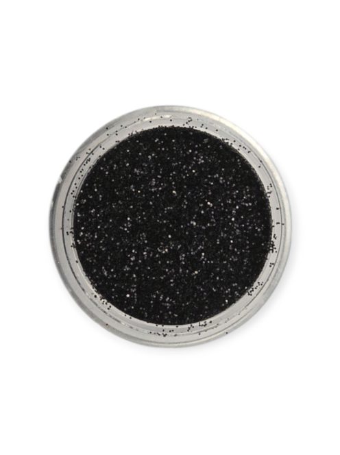 Kozmetikai Csillámpor Fekete KH10 - Standard Fekete Glitter Csillámtetováláshoz
