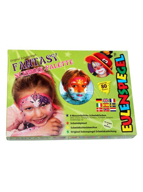 Eulenspiegel Junior 6 színű arcfesték paletta - "Fantasy"
