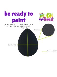 Jest Paint Splash arcfestő csepp szivacs sűrű