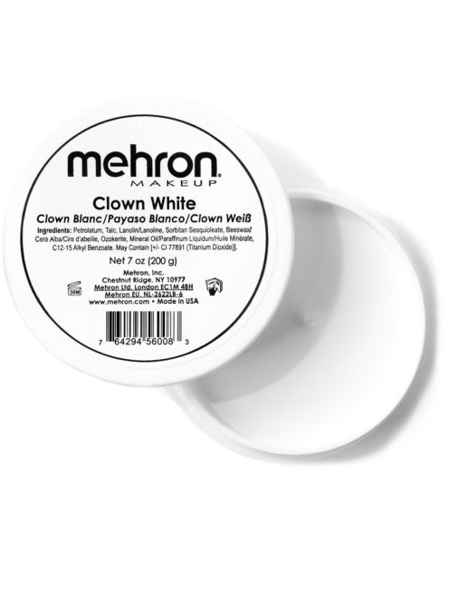 MEHRON Clown White - Bohóc fehér  (200 gramm)