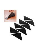 8 darabos csúszásgátló alátét szett szőnyegek és futószőnyegek alá, háromszög alakú, öntapadós padlóvédő