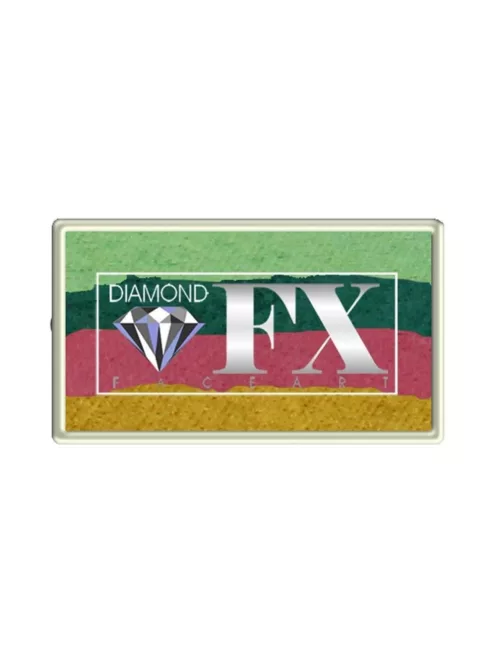 Diamond FX Annas Sparkle csíkos arcfesték 28g, csillogó one stroke festék, kék lila árnyalatok, hercegnő festés, bőrbarát, vízbázisú
