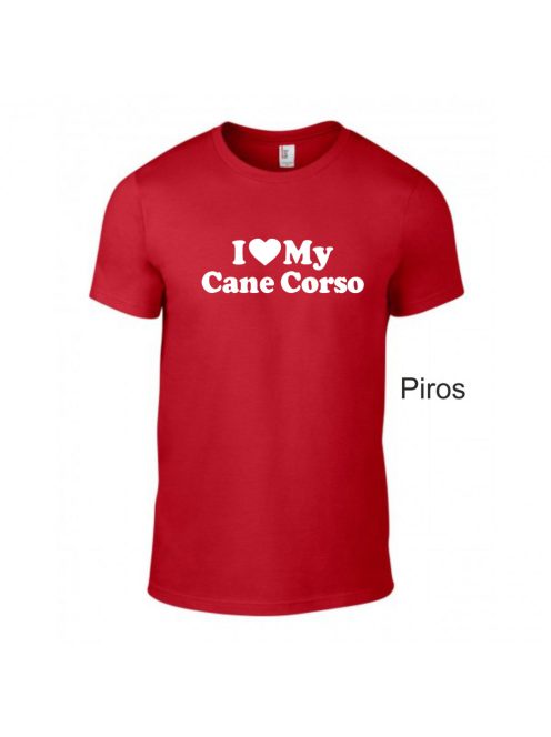 Kereknyakú Póló - I Love My Cane Corso
