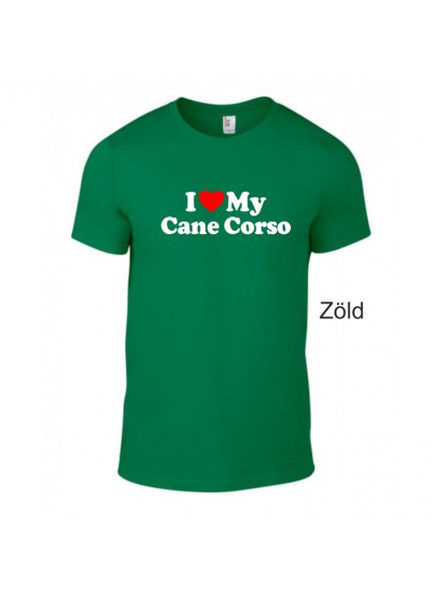 Kereknyakú Póló - I Love My Cane Corso