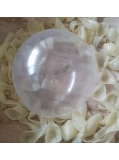 Átlátszó tölthető latex gömb lufi 30 cm dekorációhoz