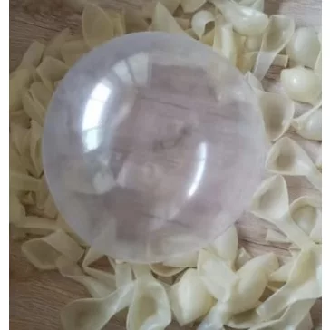 Átlátszó tölthető latex gömb lufi 30 cm dekorációhoz