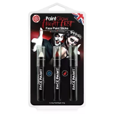 Fright Fest 3 színű arcfesték sticks