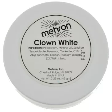 Mehron Clown White 65 g krémes fehér arcfesték