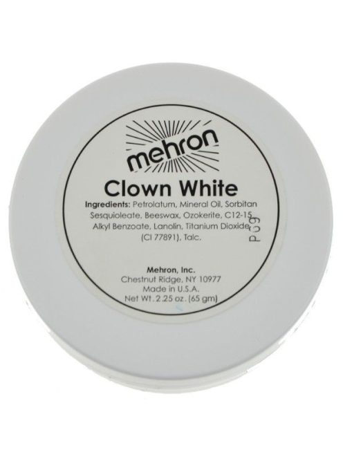 MEHRON Clown White - Bohóc fehér (65 gramm)