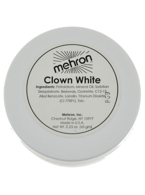 MEHRON Clown White - Bohóc fehér  (65 gramm)