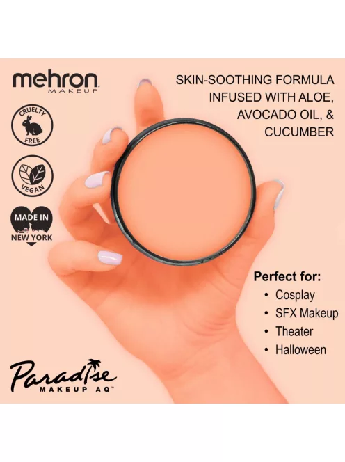Mehron Paradise Makeup AQ Pastel Orange (40 g) – Pasztell narancs arcfesték, vízbázisú testfesték