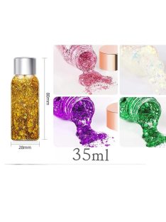 Laura Serna Chunky face and Body glitter gel - Lila