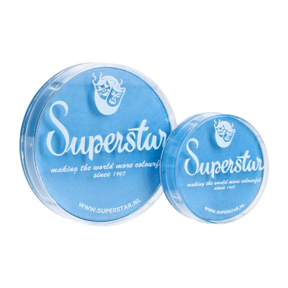 Superstar arcfesték – Baba kék gyöngyház 45 g (Baby blue shimmer)