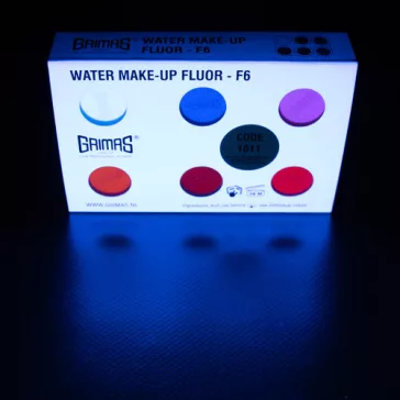Grimas  UV Fluor  6 színű arcfesték készlet