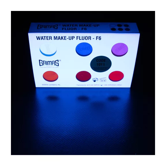 Grimas  UV Fluor  6 színű arcfesték készlet