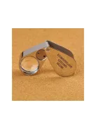 30x nagyítású led-es zsebnagyító ékszerekhez alumínium kivitel