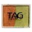 TAG csíkos arcfesték PEARL COPPER & PEARL BRONZE GREEN 50gr