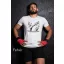 Kickbox Fighting kereknyakú pamut póló kick box mintával uniszex