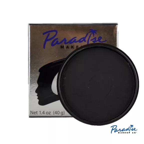 Mehron Paradise Makeup AQ Black 40 g professzionális fekete arcfesték