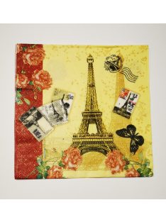 Dekupázs szalvéta - Utazás, több minta