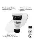 Mehron Fantasy FX White (30ml) – Fehér krémfesték, bohóc smink alap, vízbázisú arcfesték