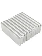 10 darabos 8x4x2 mm-es nikkelezett neodímium hasáb mágnes szett