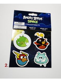 Angry Birds hűtőmágnes szett 4 db-os, 2 féle