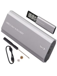 M.2 SATA NGFF SSD ház USB 3.1 Type C adapter 2230 2280 méretű meghajtókhoz