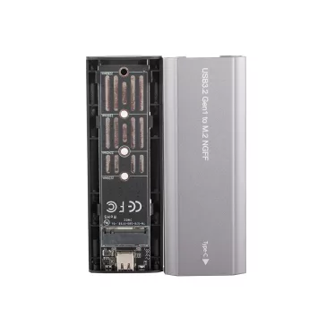 M.2 SATA NGFF SSD ház USB 3.1 Type C adapter 2230 2280 méretű meghajtókhoz