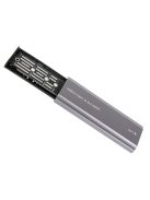 M.2 SATA NGFF SSD ház USB 3.1 Type C adapter 2230 2280 méretű meghajtókhoz