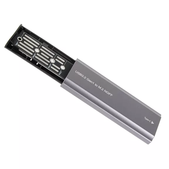 M.2 SATA NGFF SSD ház USB 3.1 Type C adapter 2230 2280 méretű meghajtókhoz