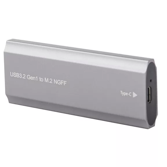 M.2 SATA NGFF SSD ház USB 3.1 Type C adapter 2230 2280 méretű meghajtókhoz