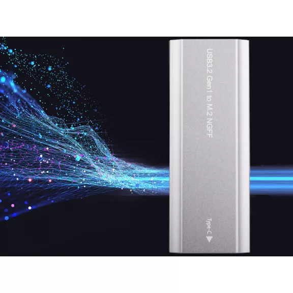 M.2 SATA NGFF SSD ház USB 3.1 Type C adapter 2230 2280 méretű meghajtókhoz