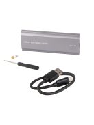 M.2 SATA NGFF SSD ház USB 3.1 Type C adapter 2230 2280 méretű meghajtókhoz
