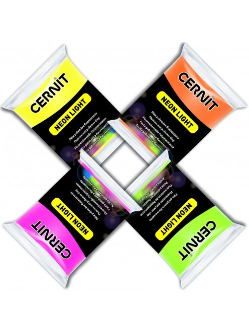 Cernit süthető gyurma - Neon Light több színben 56g