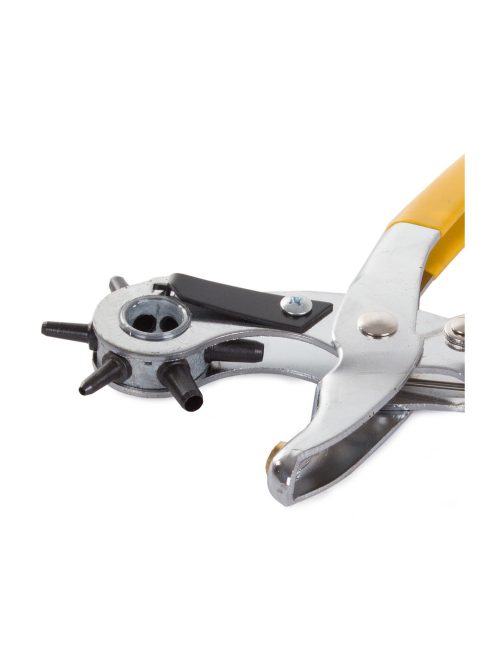 Bőrdíszműves Készlet 3 Fogóval - Revolver Lyukasztó, Szegecselő, Patentozó + Szegecs és Patent