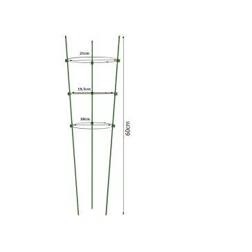 Gyűrűs támasz virágokhoz, növényekhez 60cm
