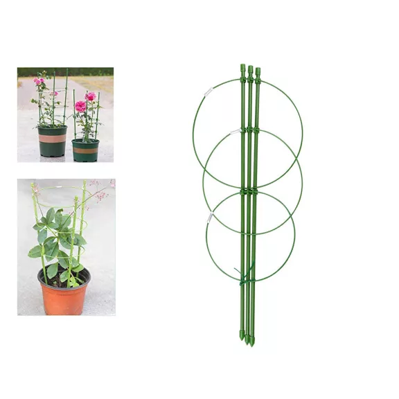 Gyűrűs támasz virágokhoz, növényekhez 60cm