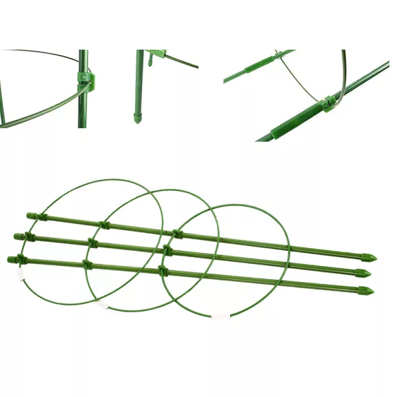 Gyűrűs támasz virágokhoz, növényekhez 60cm