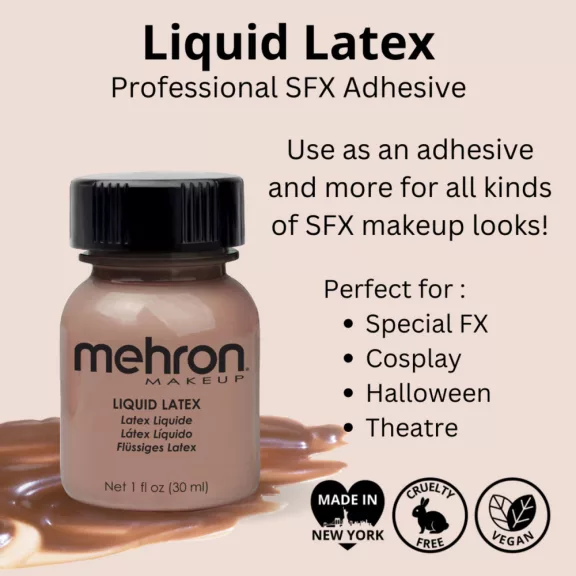 Mehron Liquid Latex - Dark Flesh 30ml