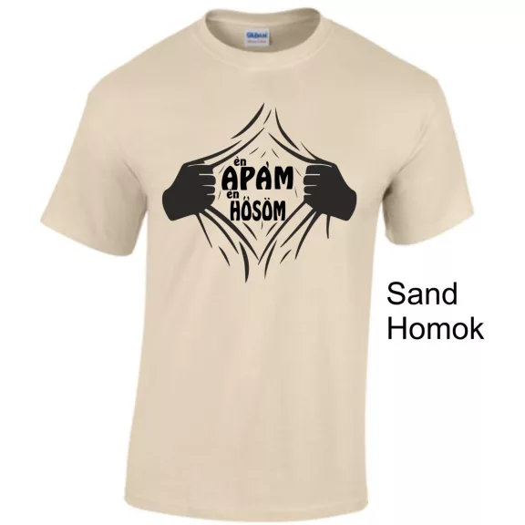 ÉN Apám Én Hősöm póló apáknak ajándéknak.