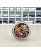 KiviArt Golden Fairy Mixed Chunky Csillám CG52 - Arany Tündér Glitter Sminkhez