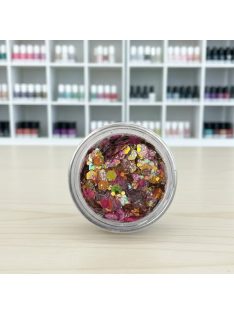 KiviArt Golden Fairy Mixed Chunky Csillám CG52 - Arany Tündér Glitter Sminkhez