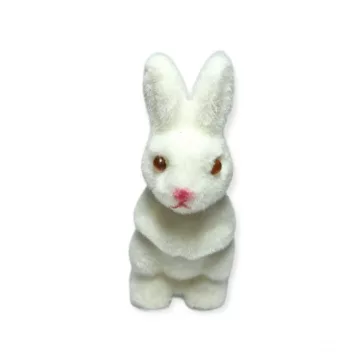 Flokkolt álló nyuszi 6cm