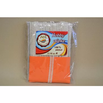 Csipke 100% pamut 1 cm-es bézs