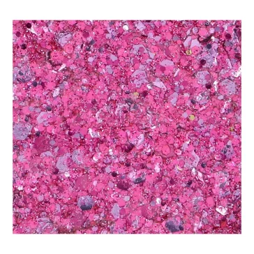 Pink sellő hatású Superstar chunky glitter krém átlátszó tégelyben