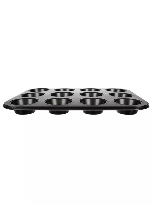 Teflon Muffin Sütő Tepsi + 12 db Szilikon Forma