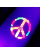 UV - NEON csillámpor csőrös üvegben - Zöld 