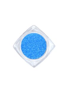 Cukorhatású uv neon csillámpor  kék 515